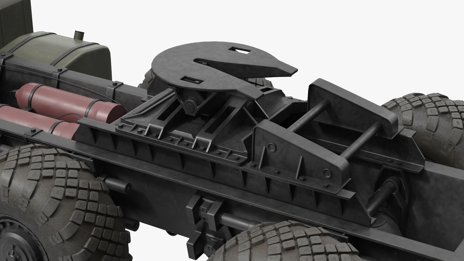 3D Maz 7910 8x8 Truck Camouflage Rigged