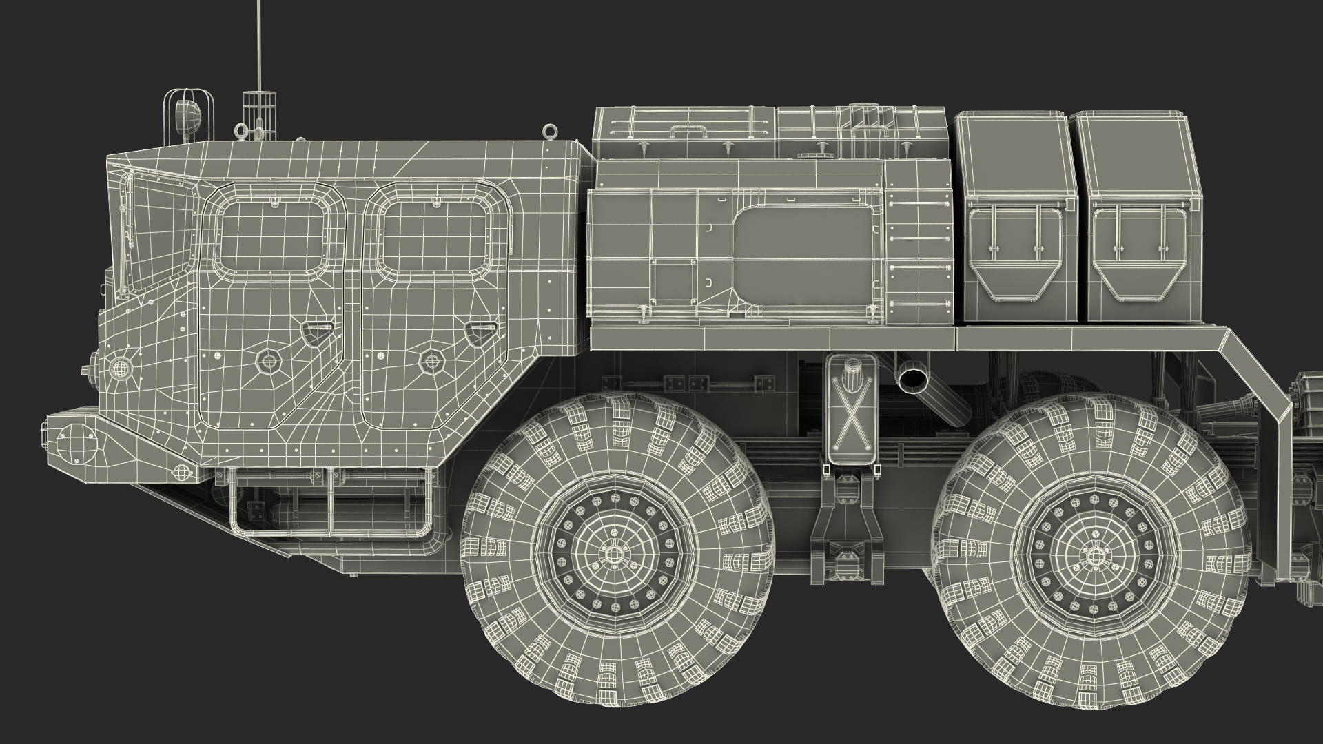 3D Maz 7910 8x8 Truck Camouflage Rigged
