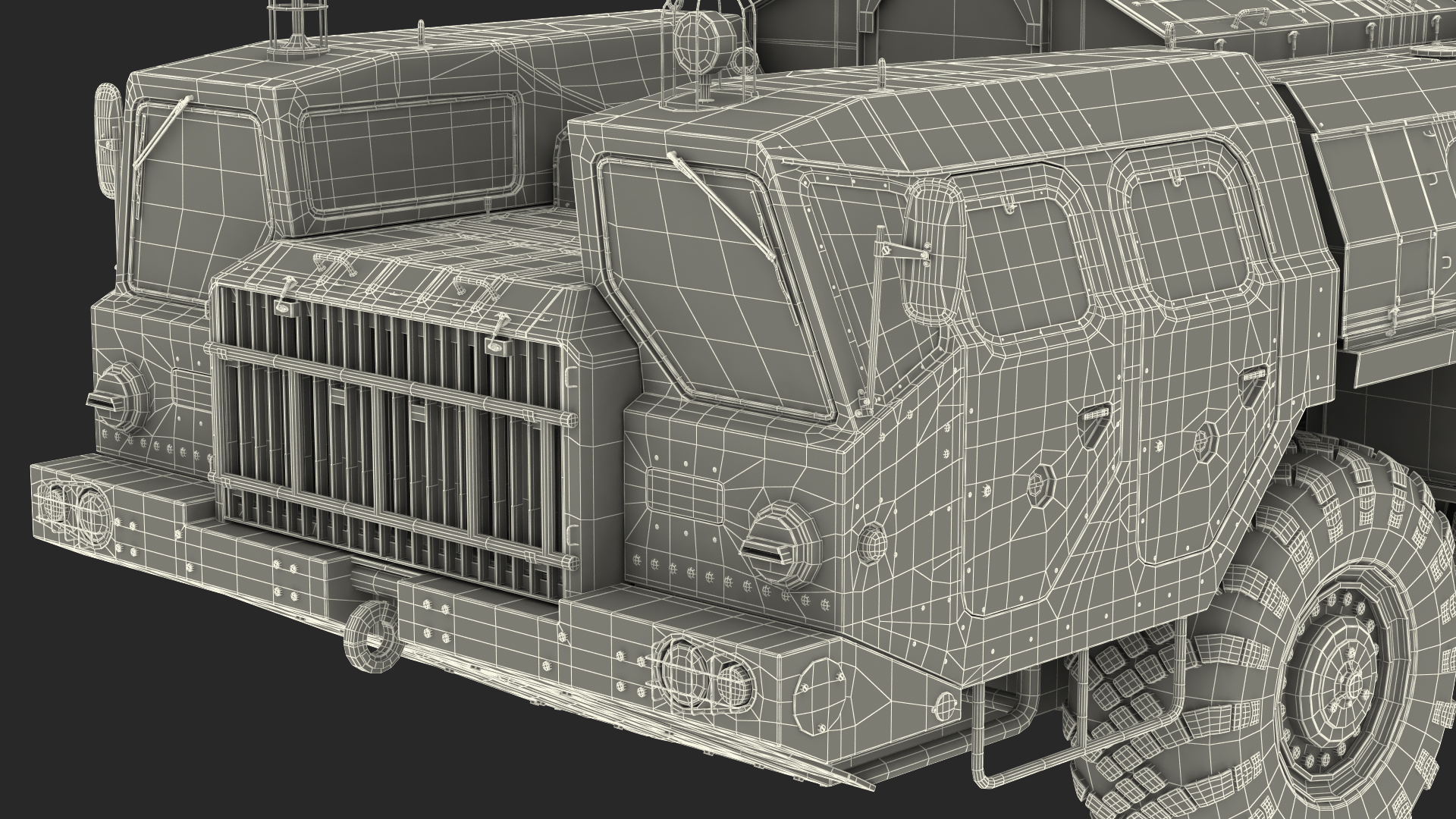 3D Maz 7910 8x8 Truck Camouflage Rigged