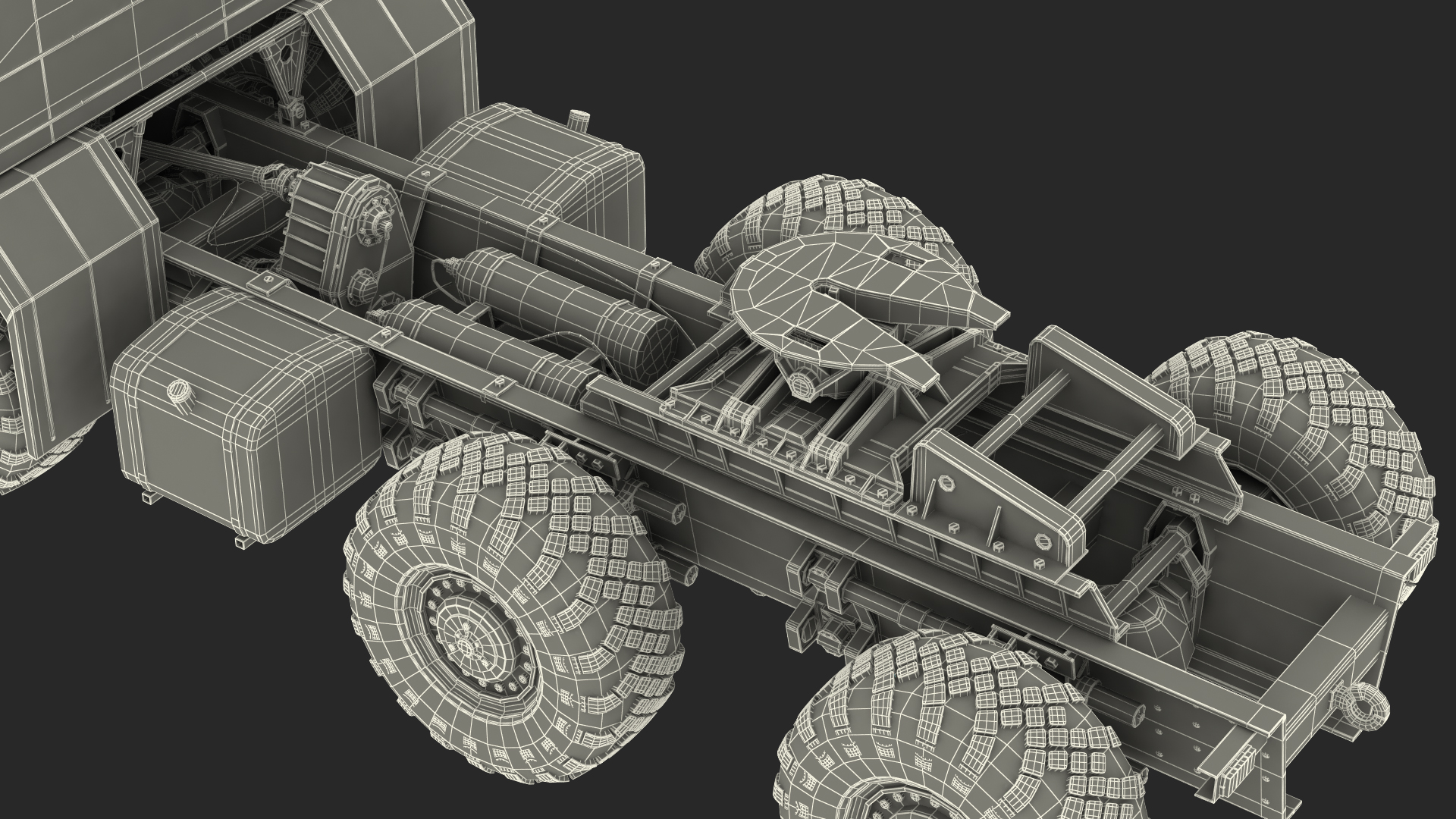 3D Maz 7910 8x8 Truck Camouflage Rigged