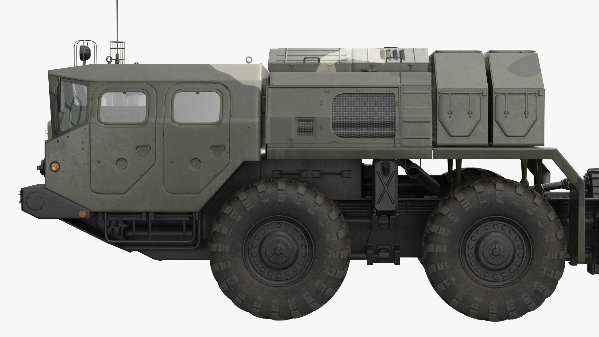 3D Maz 7910 8x8 Truck Camouflage Rigged