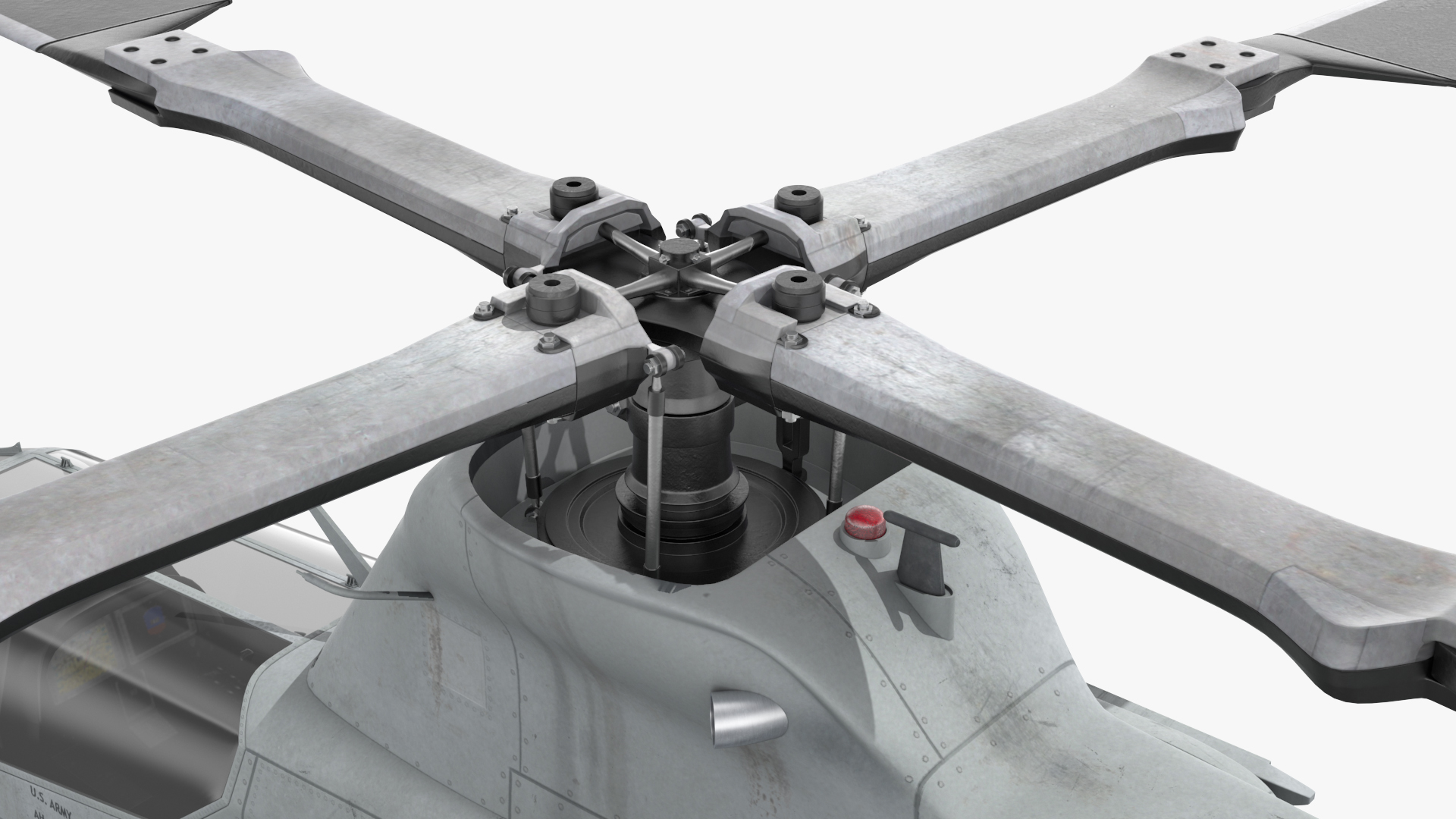 Bell AH-1Z Attack Helicopter Rigged for Maya 3D model