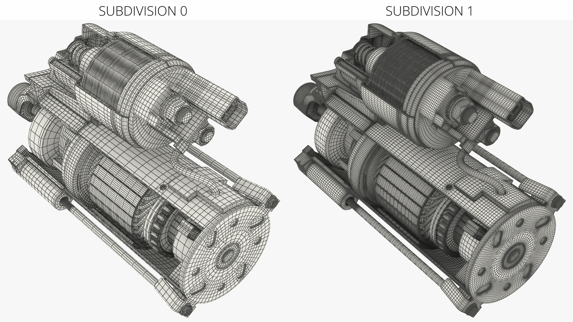 DC Cutaway Starter Motor with Housing, view 7