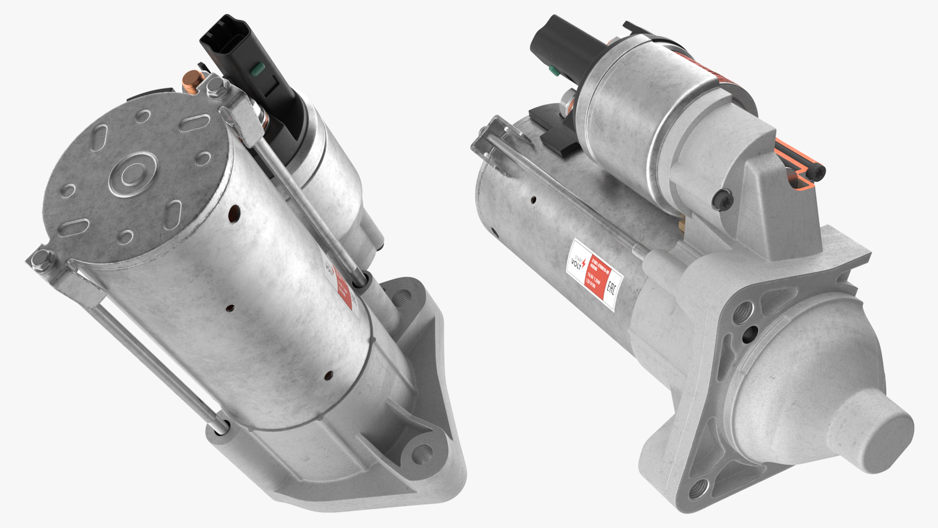 DC Cutaway Starter Motor with Housing