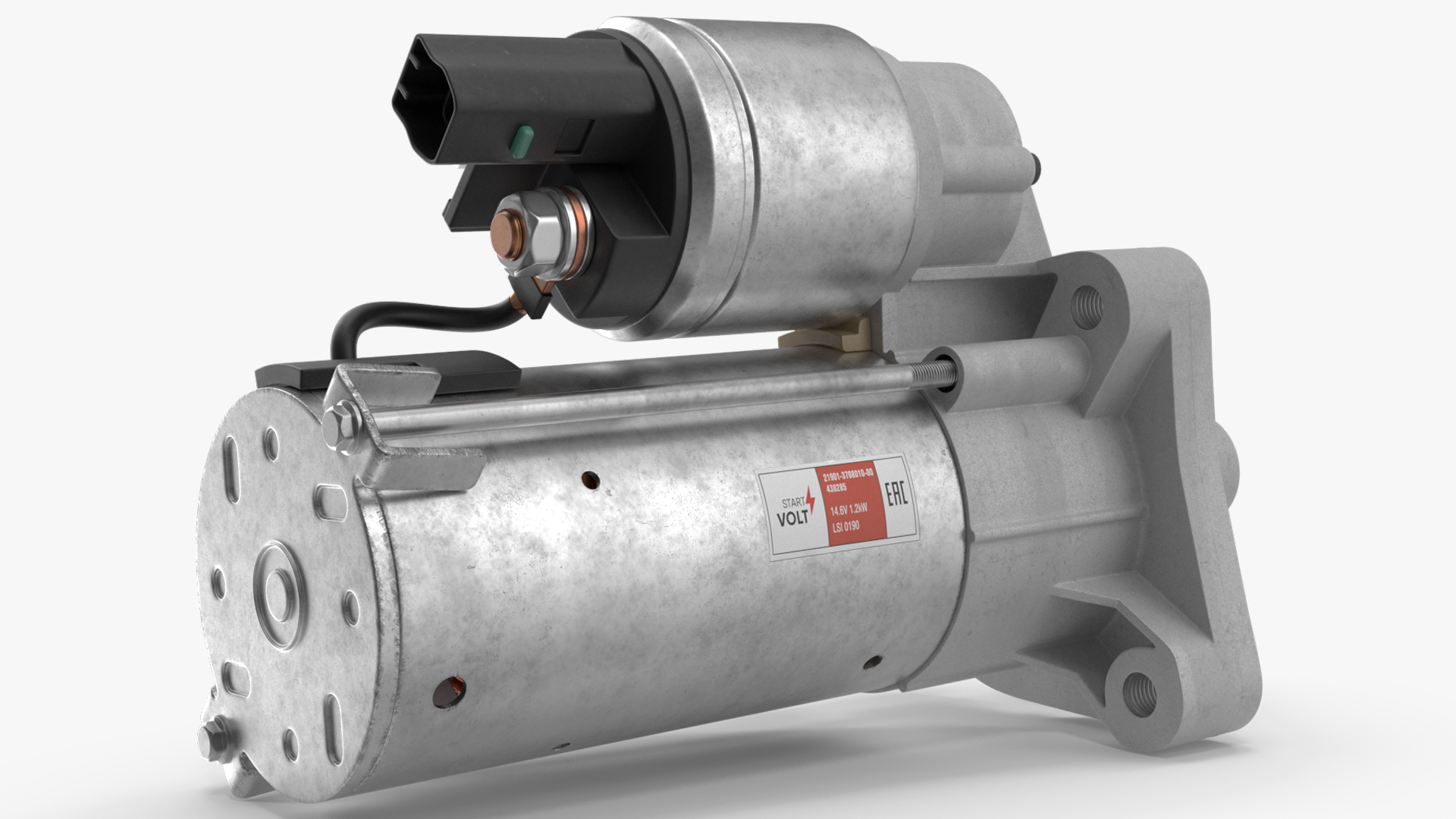 DC Cutaway Starter Motor with Housing, view 2