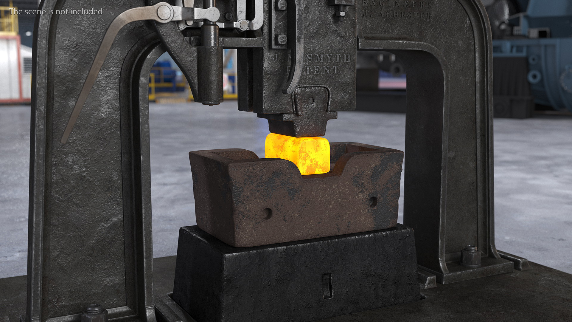 Piece of Red-Hot Metal 3D
