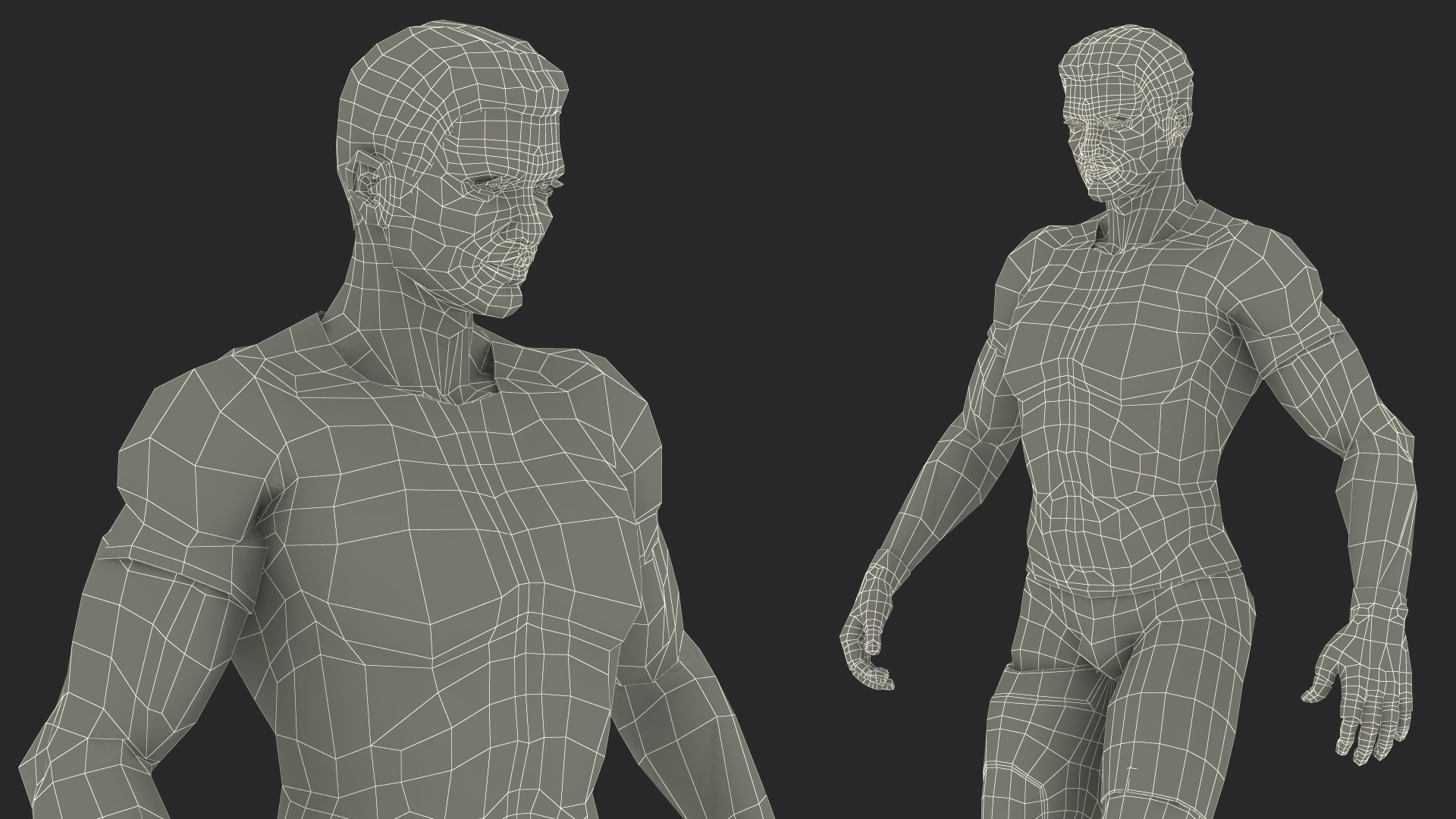 3D model Sportsman Wearing Prosthetic Leg Walking Pose