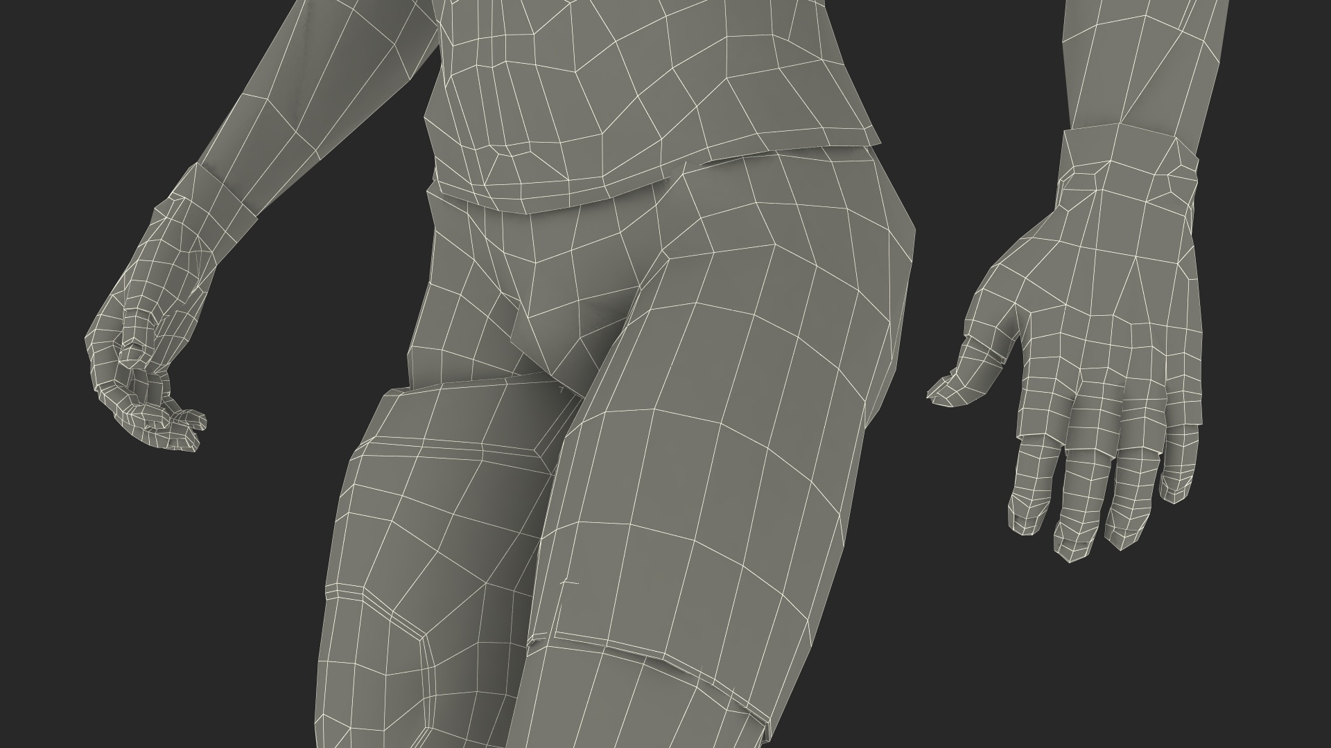 3D model Sportsman Wearing Prosthetic Leg Walking Pose