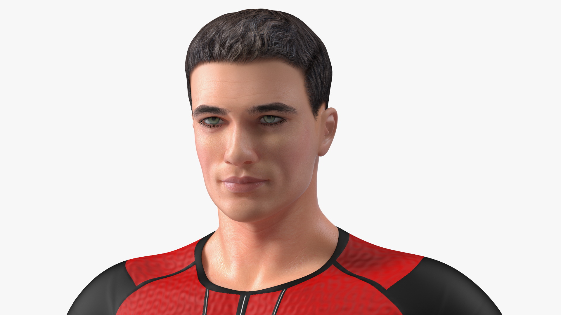 3D model Sportsman Wearing Prosthetic Leg Walking Pose