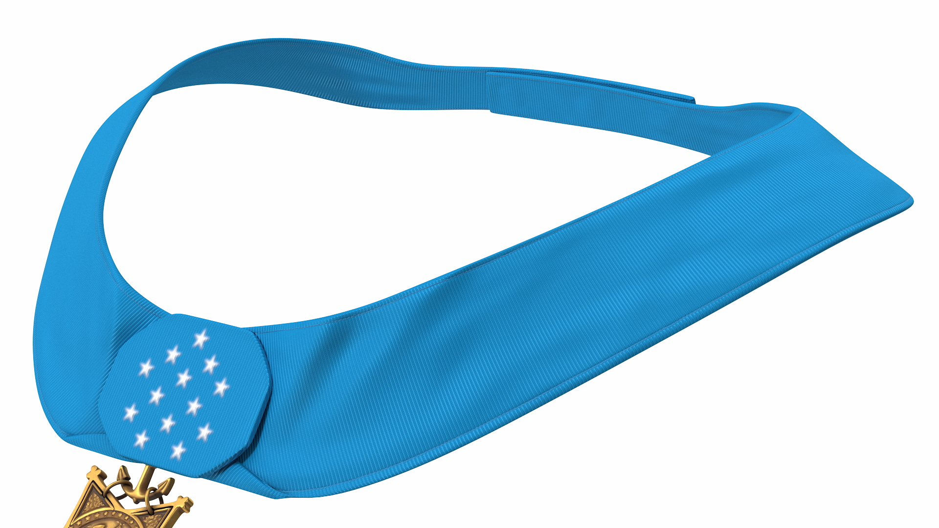 US Navy Medal of Honor Worn 3D