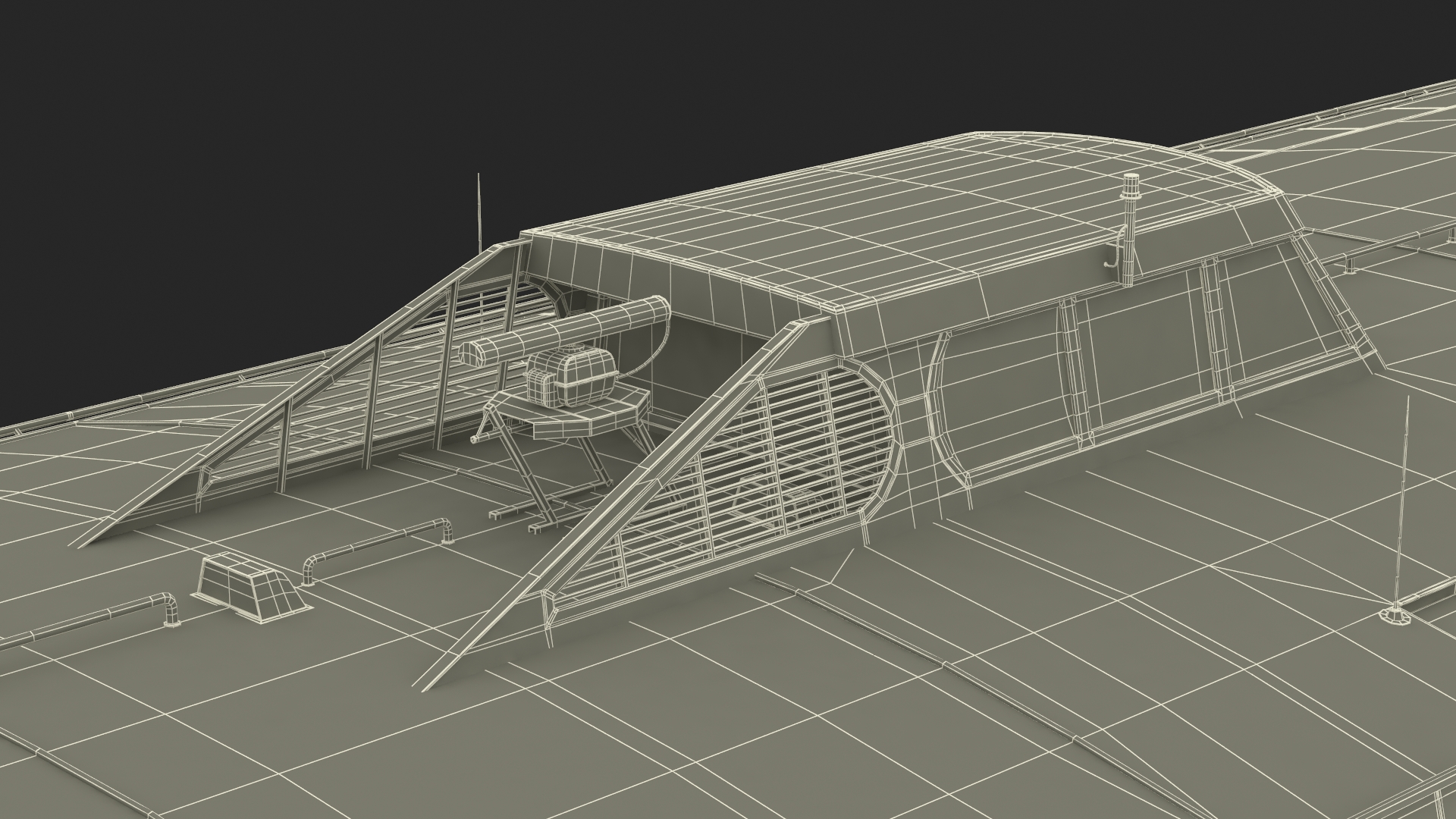 River Bus Boat 3D model