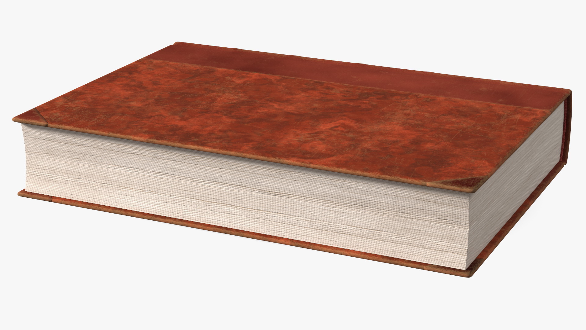 3D Classic Hardcover Book Red