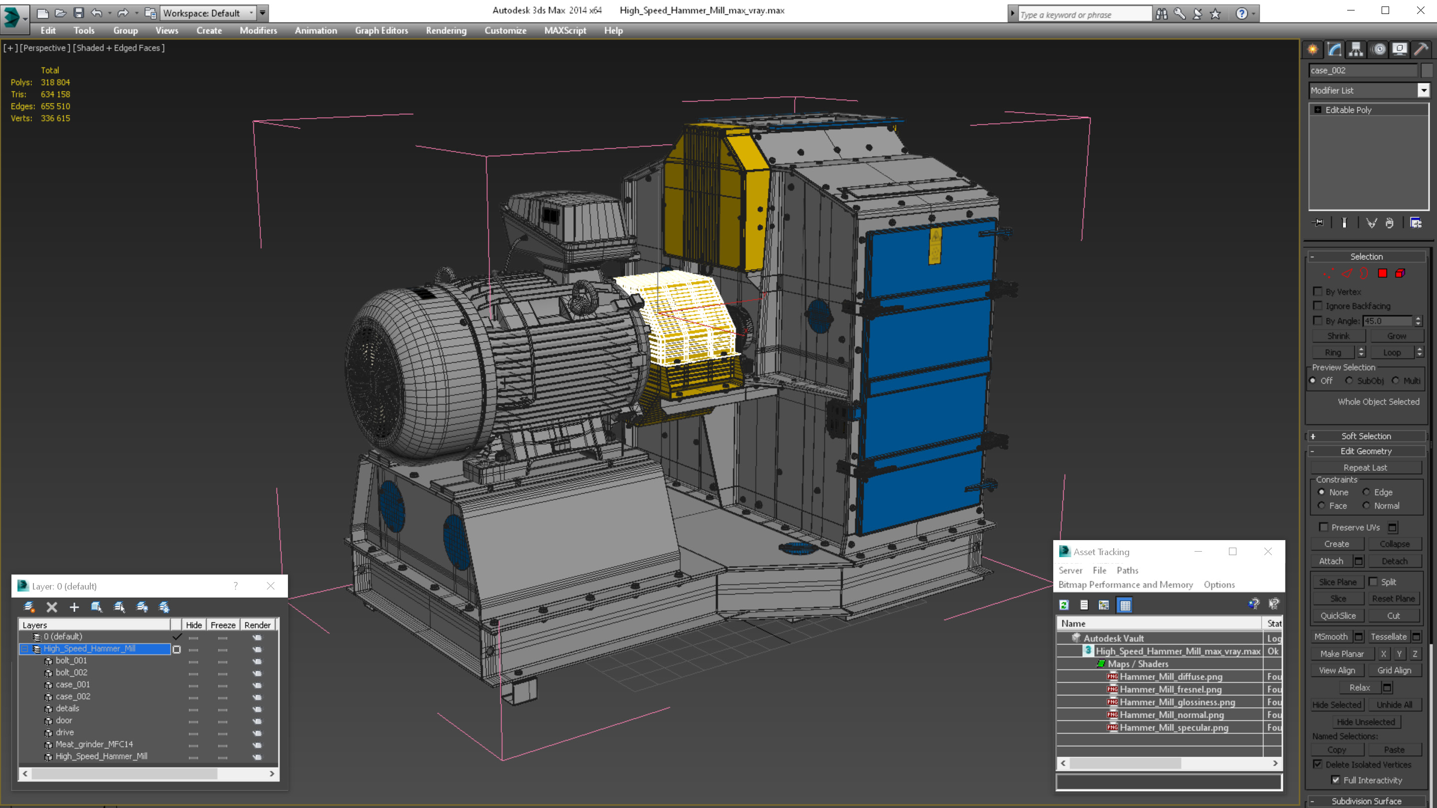 High Speed Hammer Mill 3D