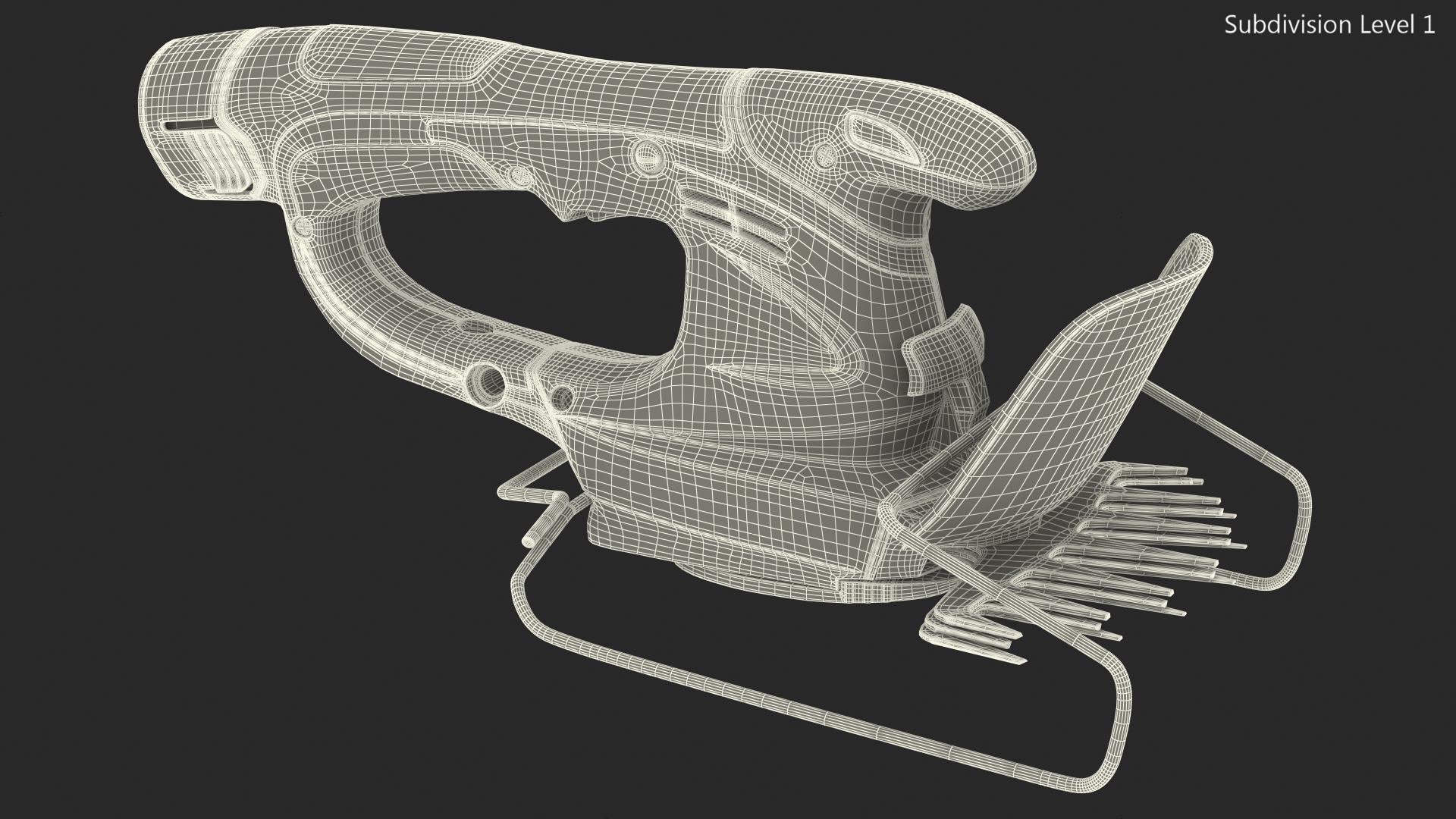 Cordless Electric Grass Shear 3D model