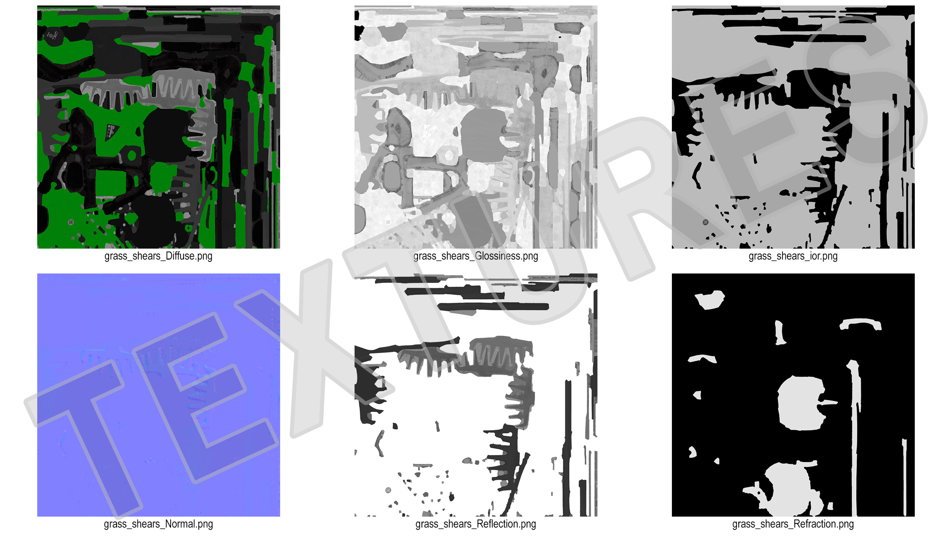 Cordless Electric Grass Shear 3D model