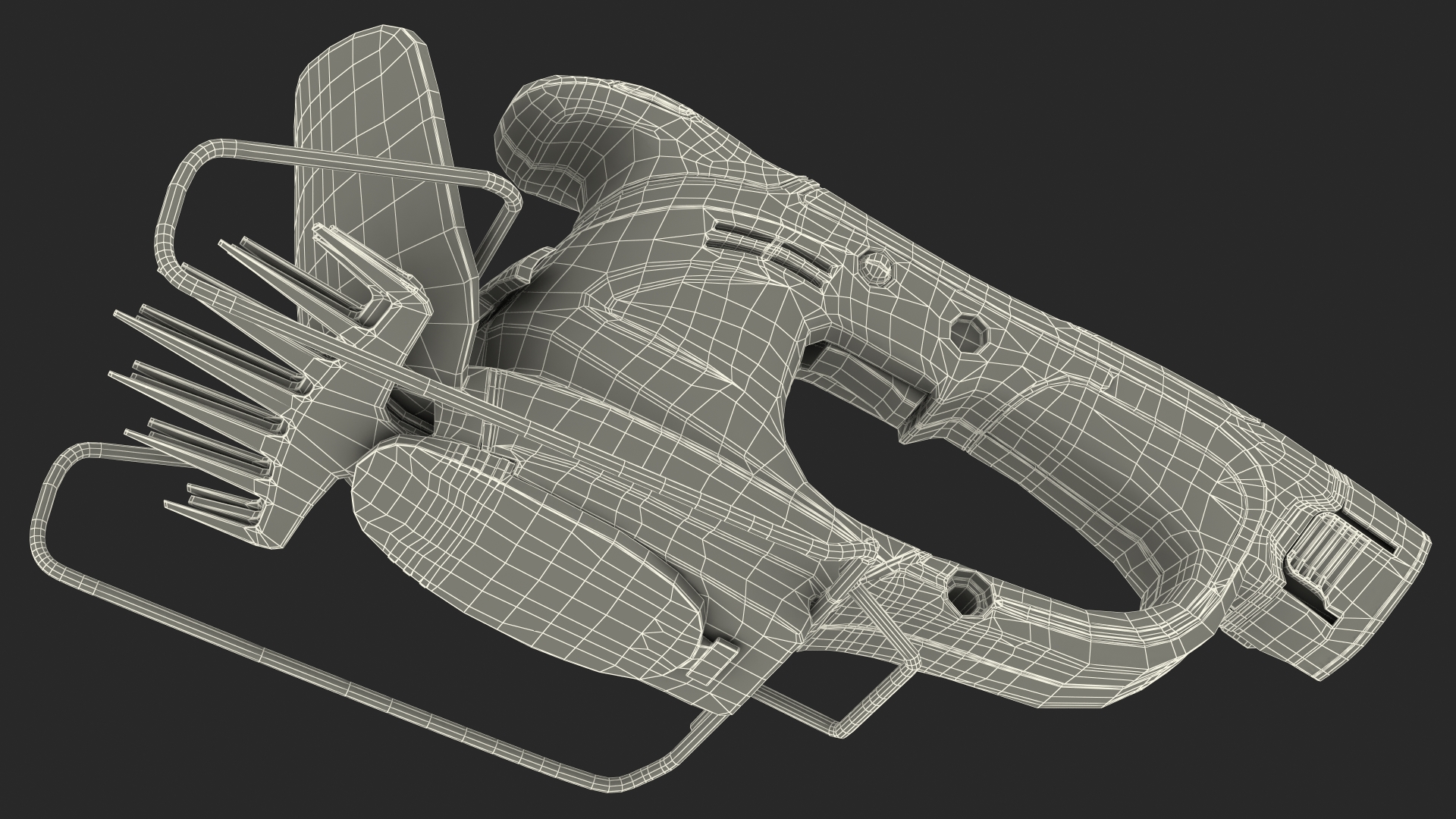 Cordless Electric Grass Shear 3D model