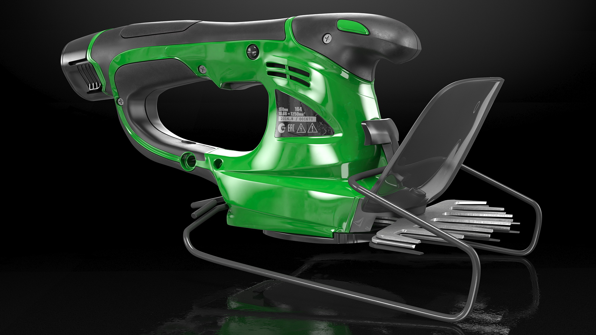 Cordless Electric Grass Shear 3D model