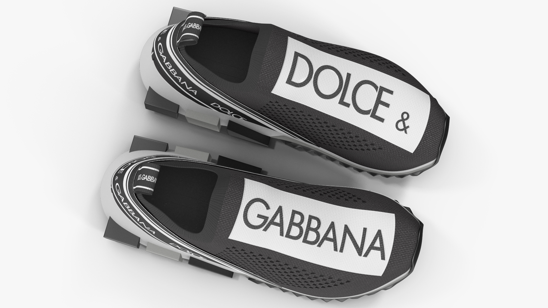Sneakers Dolce Gabbana Sorrento Black 3D