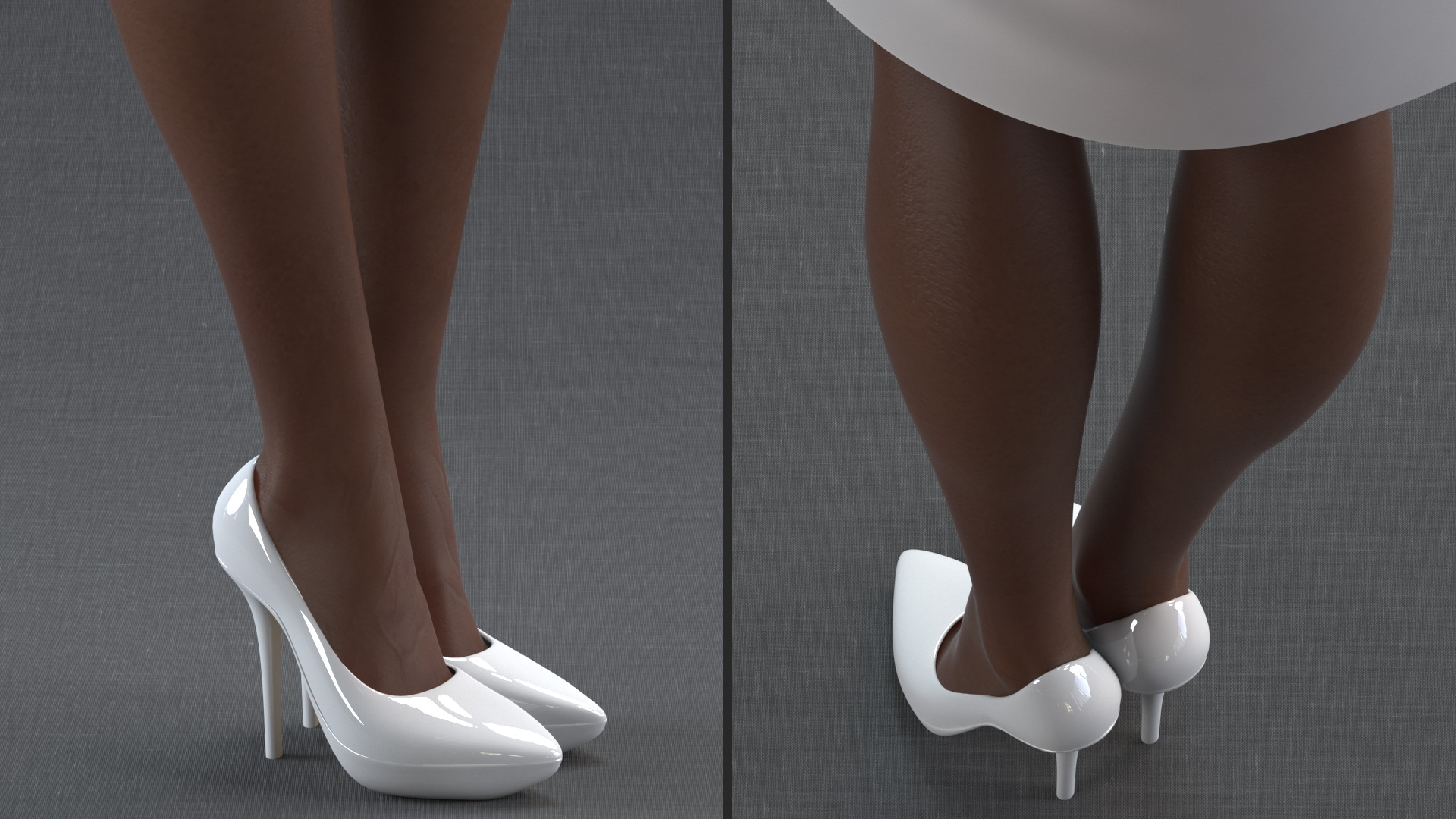 Dark Skinned Black Nurse 3D model