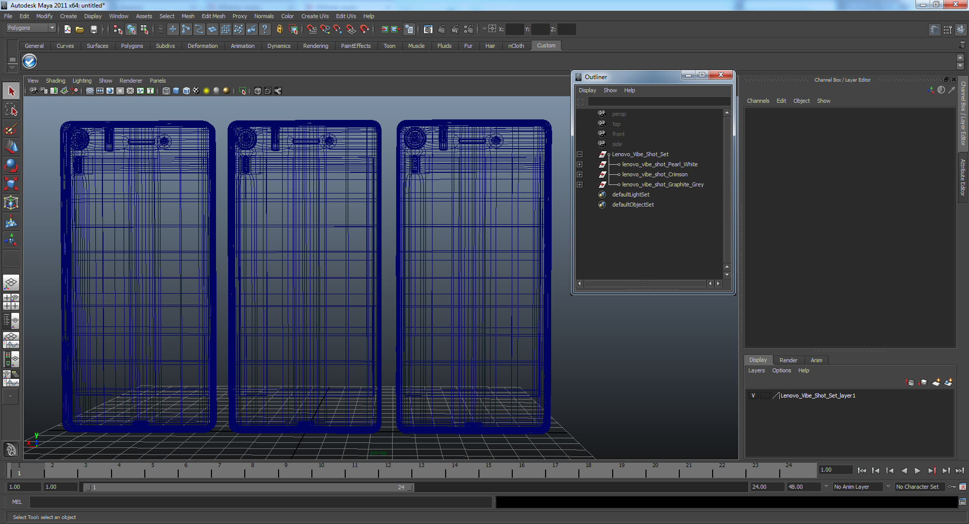 3D model Lenovo Vibe Shot Set