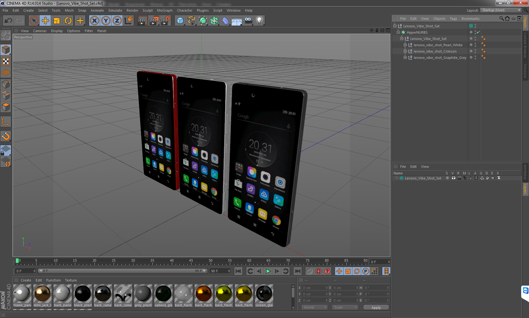 3D model Lenovo Vibe Shot Set