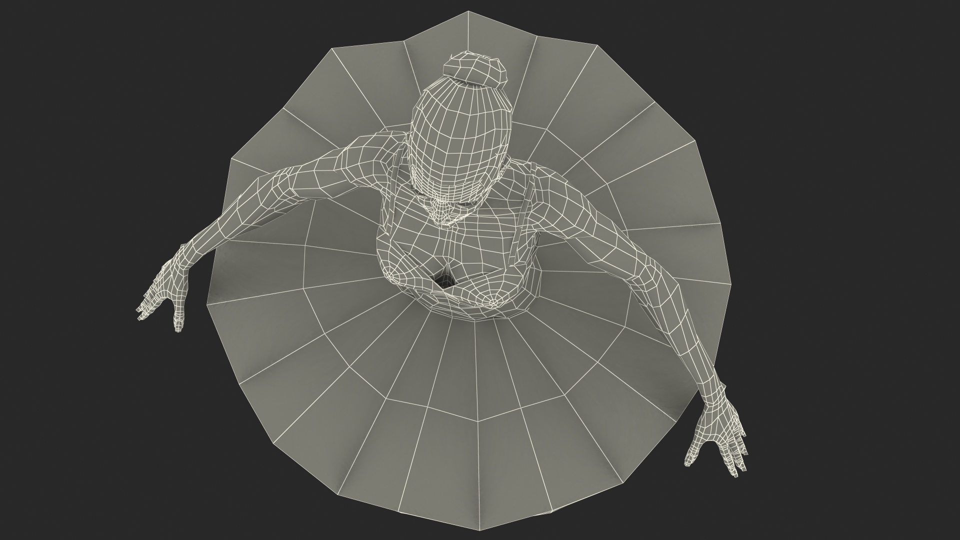 3D Ballerina T Pose