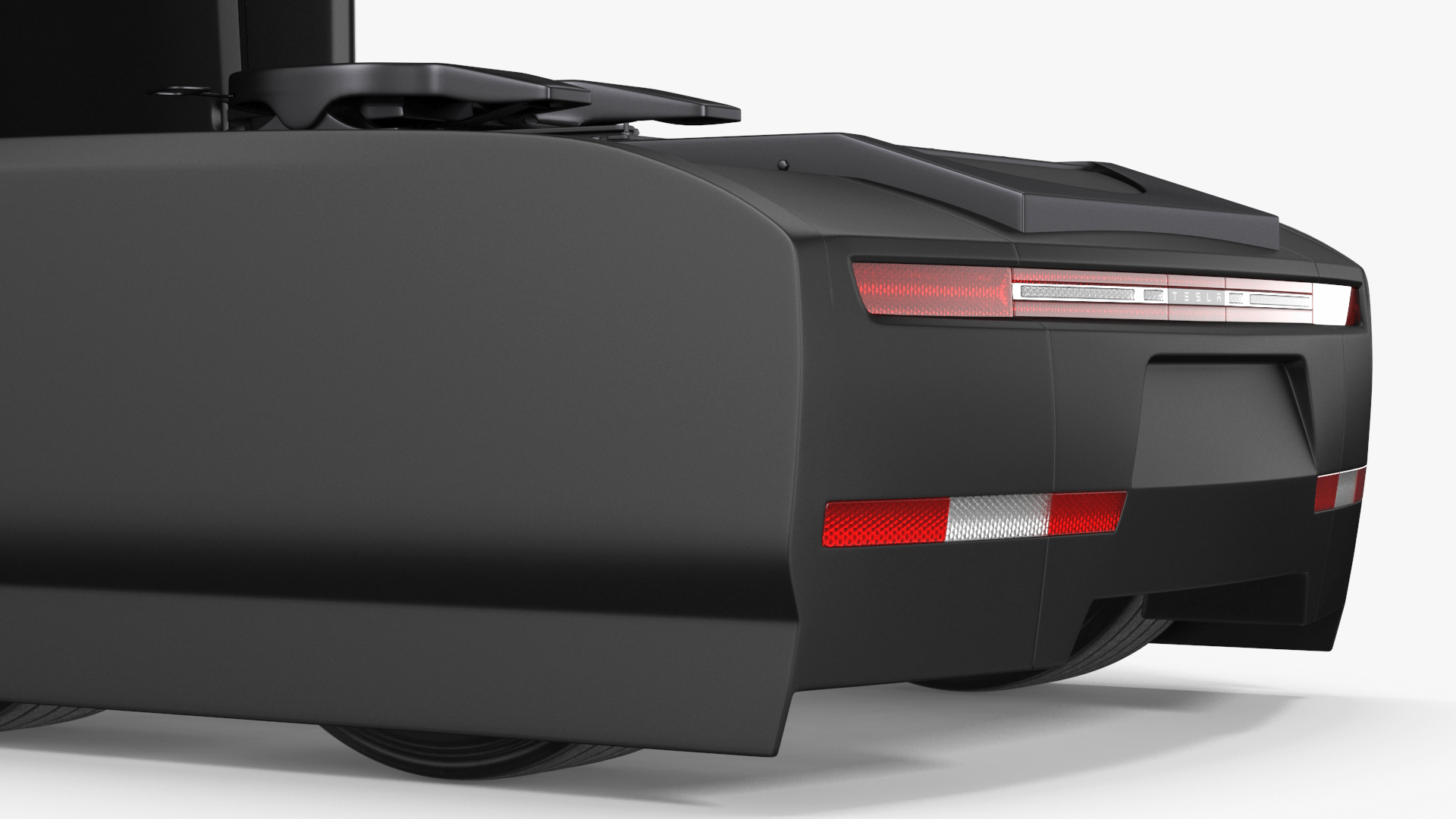 3D Tesla Semi Truck Painted Mockup