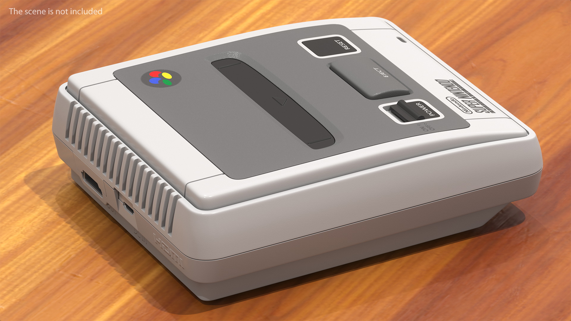SNES 16bit Home Video Game Console 3D model
