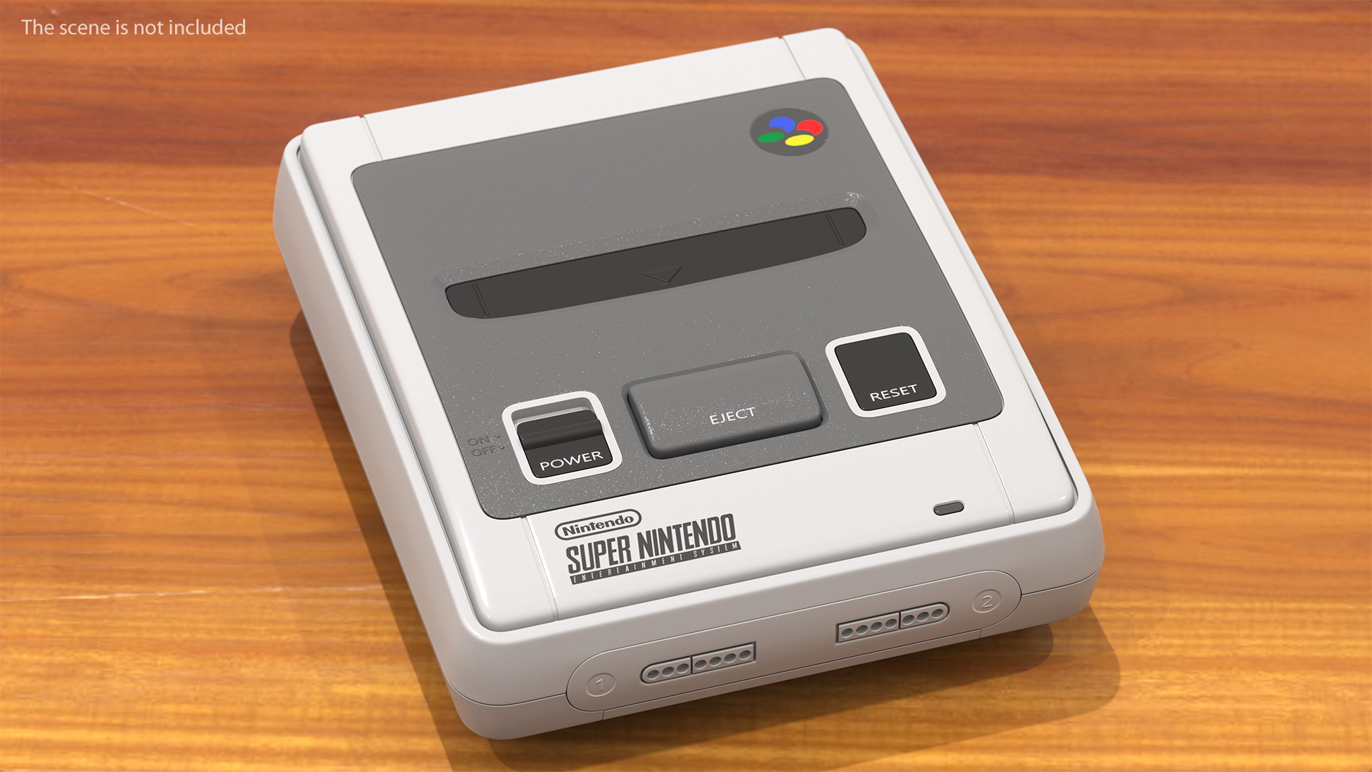 SNES 16bit Home Video Game Console 3D model