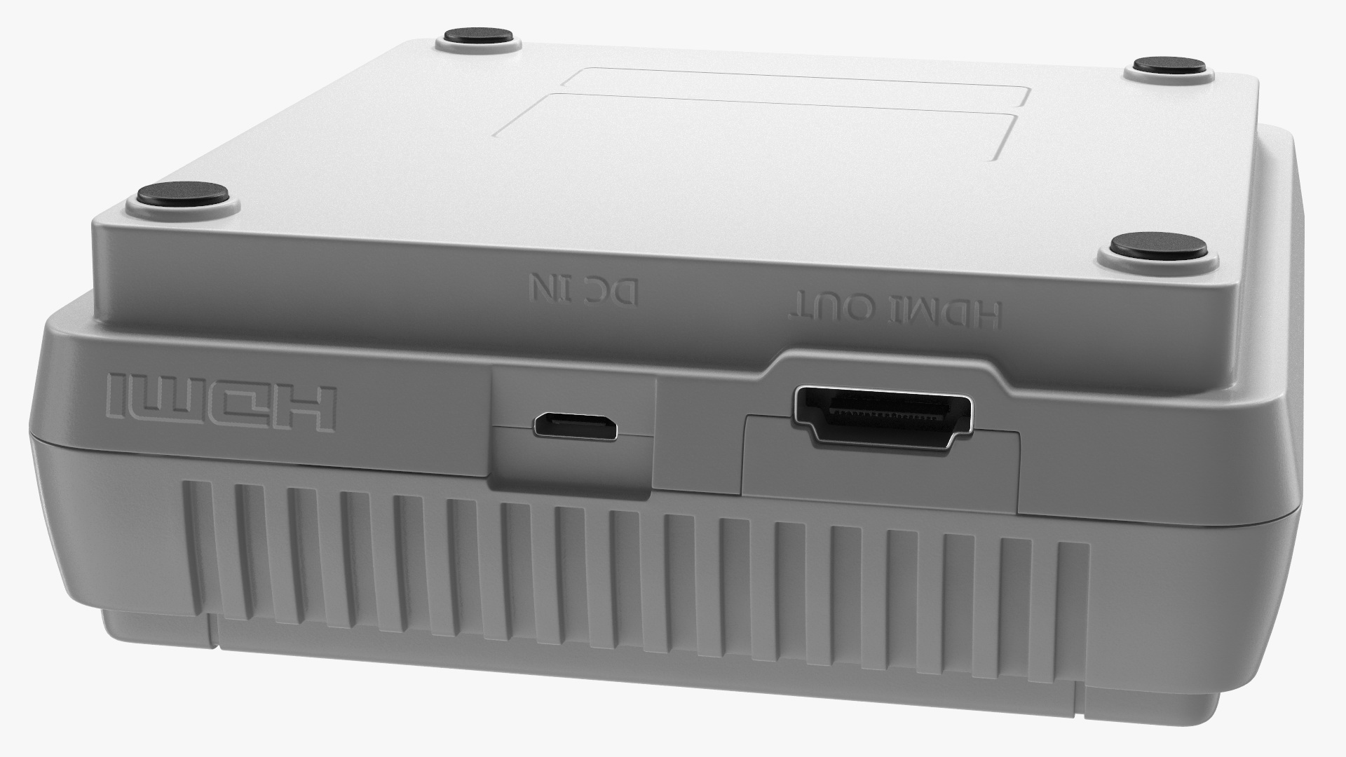 SNES 16bit Home Video Game Console 3D model