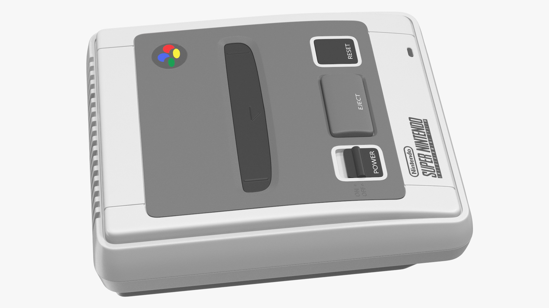 SNES 16bit Home Video Game Console 3D model
