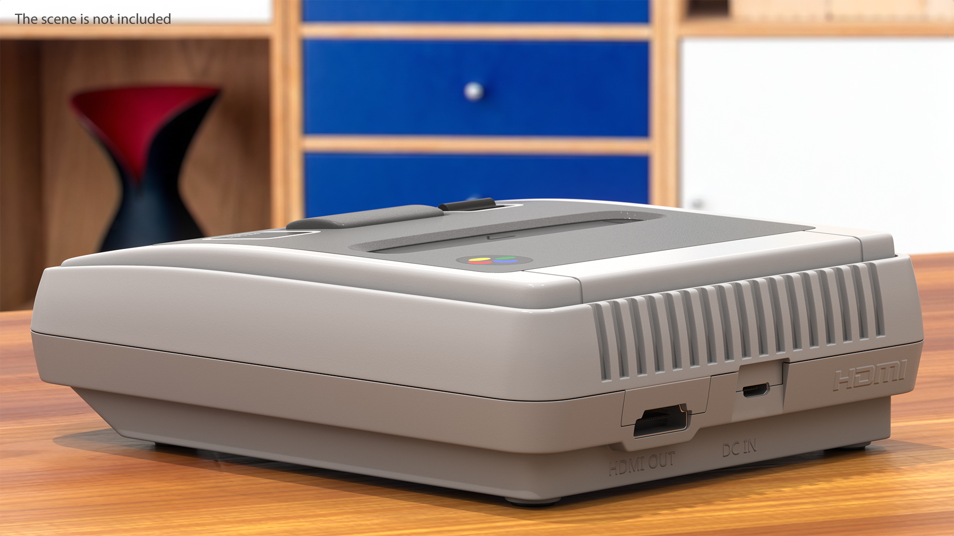SNES 16bit Home Video Game Console 3D model