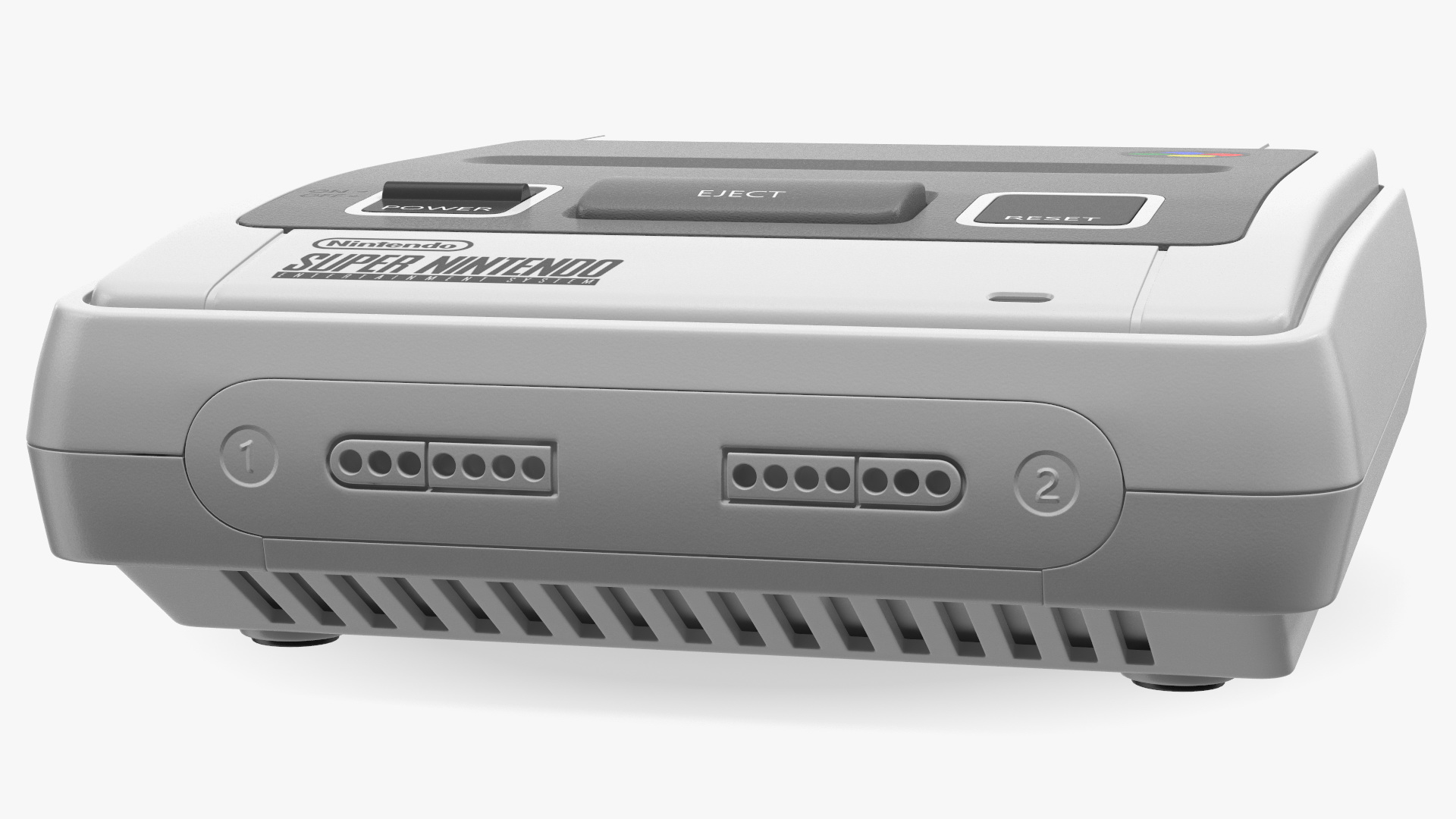 SNES 16bit Home Video Game Console 3D model