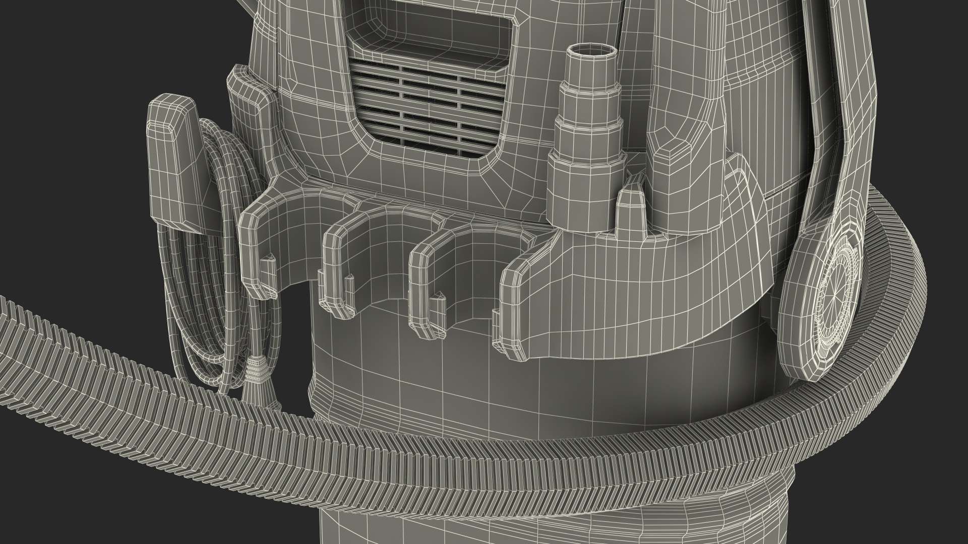 3D model Industrial Vacuum Cleaner