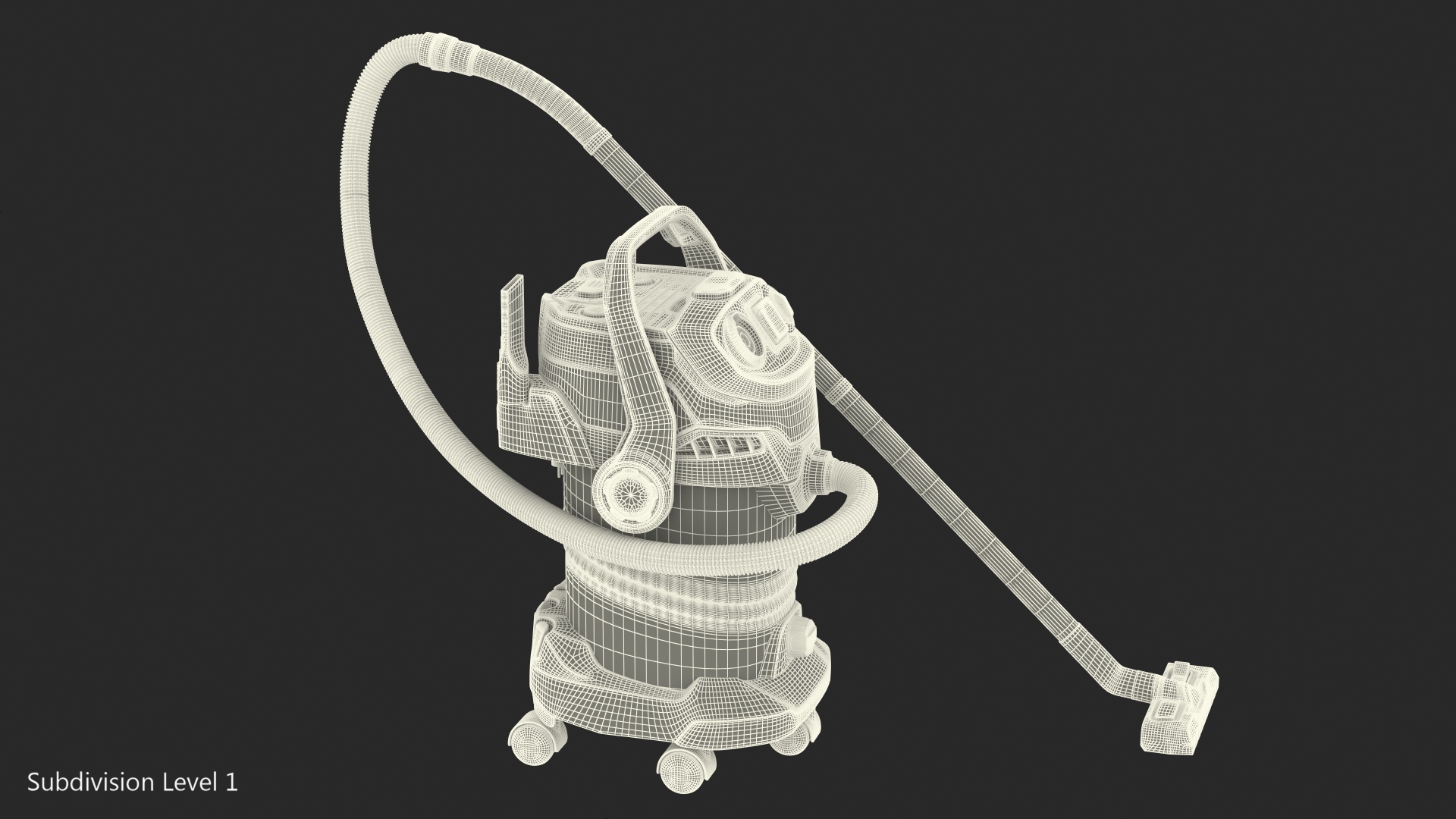 3D model Industrial Vacuum Cleaner