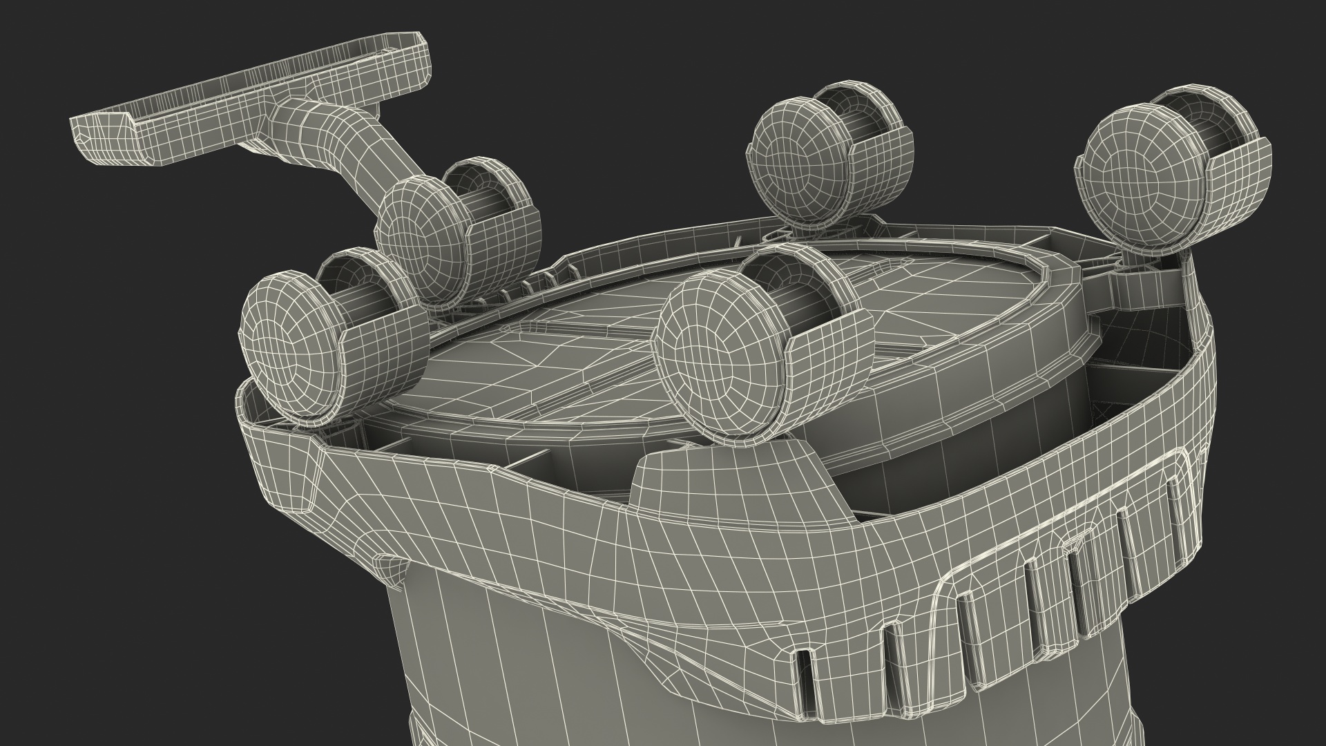 3D model Industrial Vacuum Cleaner