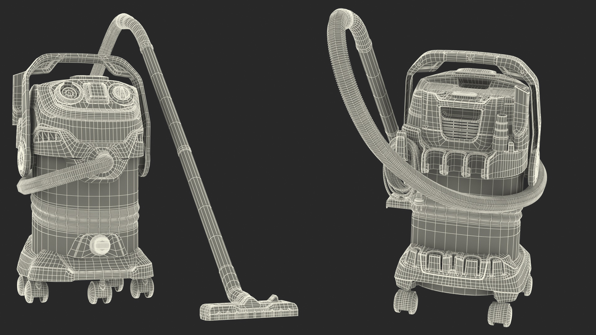 3D model Industrial Vacuum Cleaner