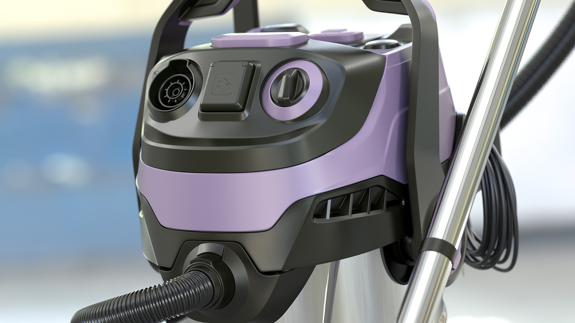3D model Industrial Vacuum Cleaner
