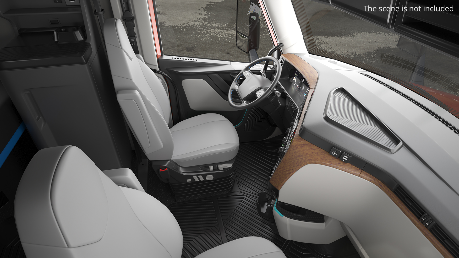 Aerodynamic Tractor Unit with Lowbed Trailer - view 4