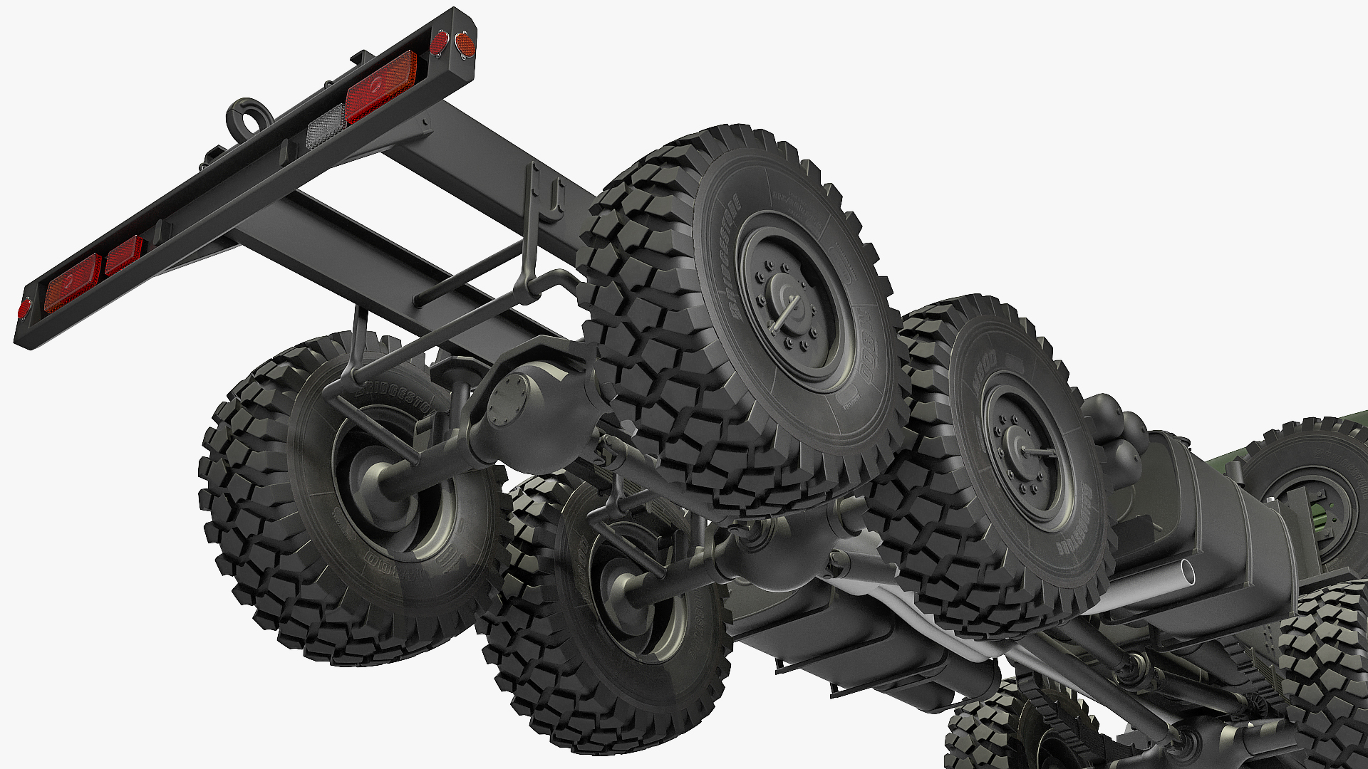 Heavy Offroad Chassis Kamaz 6560 3D