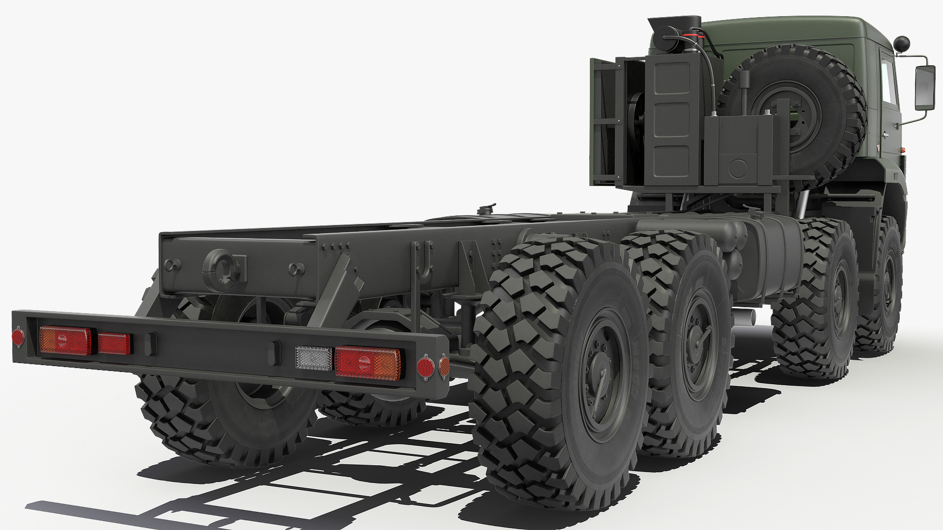 Heavy Offroad Chassis Kamaz 6560 3D