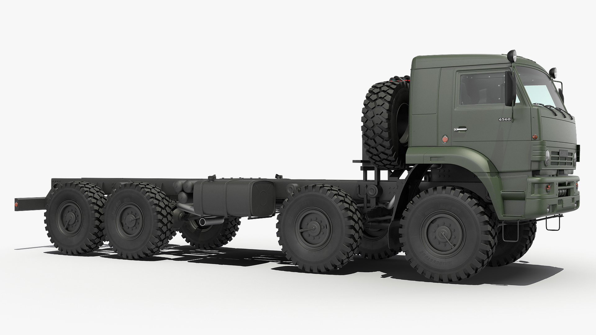 Heavy Offroad Chassis Kamaz 6560 3D