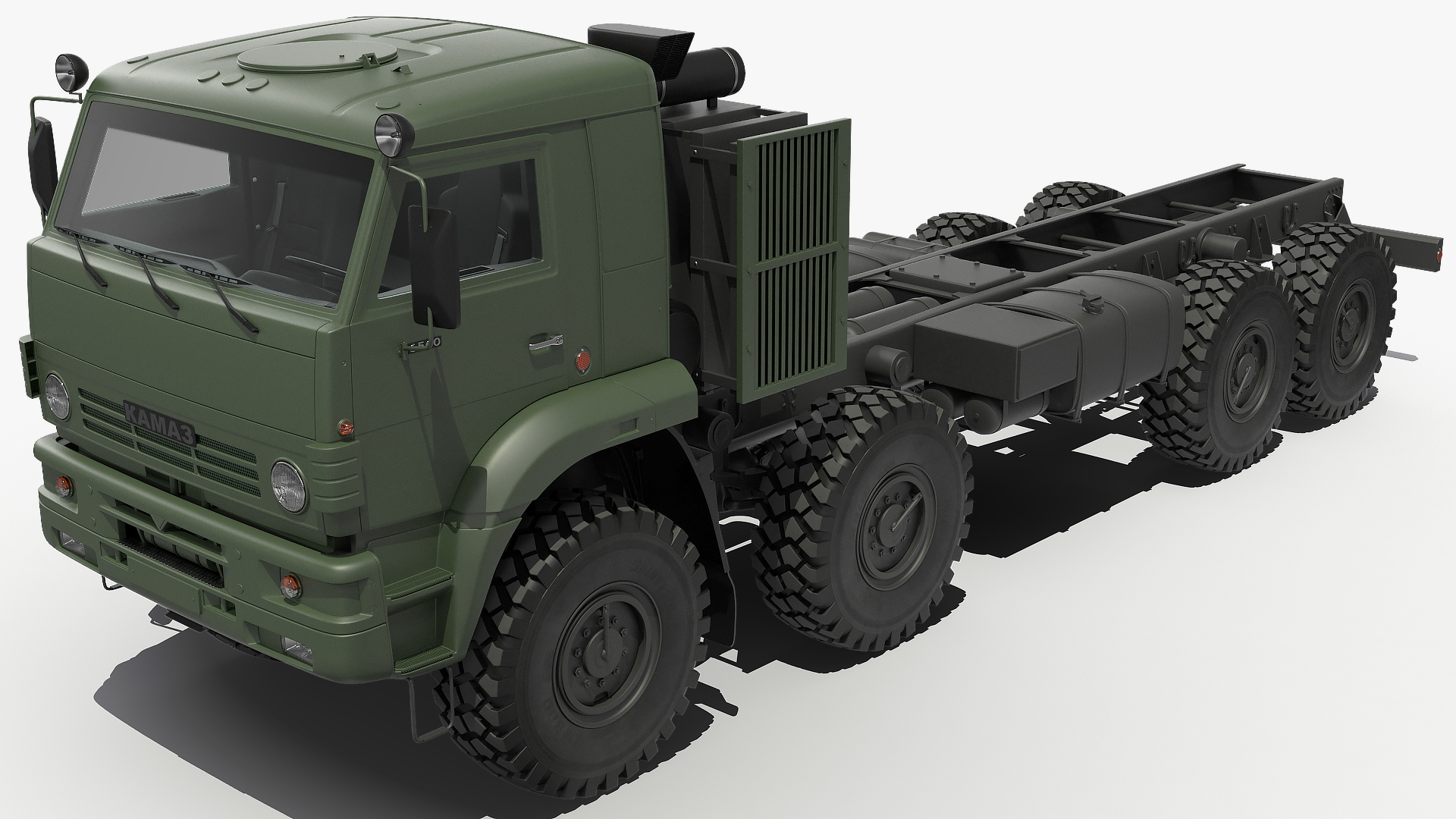 Heavy Offroad Chassis Kamaz 6560 3D