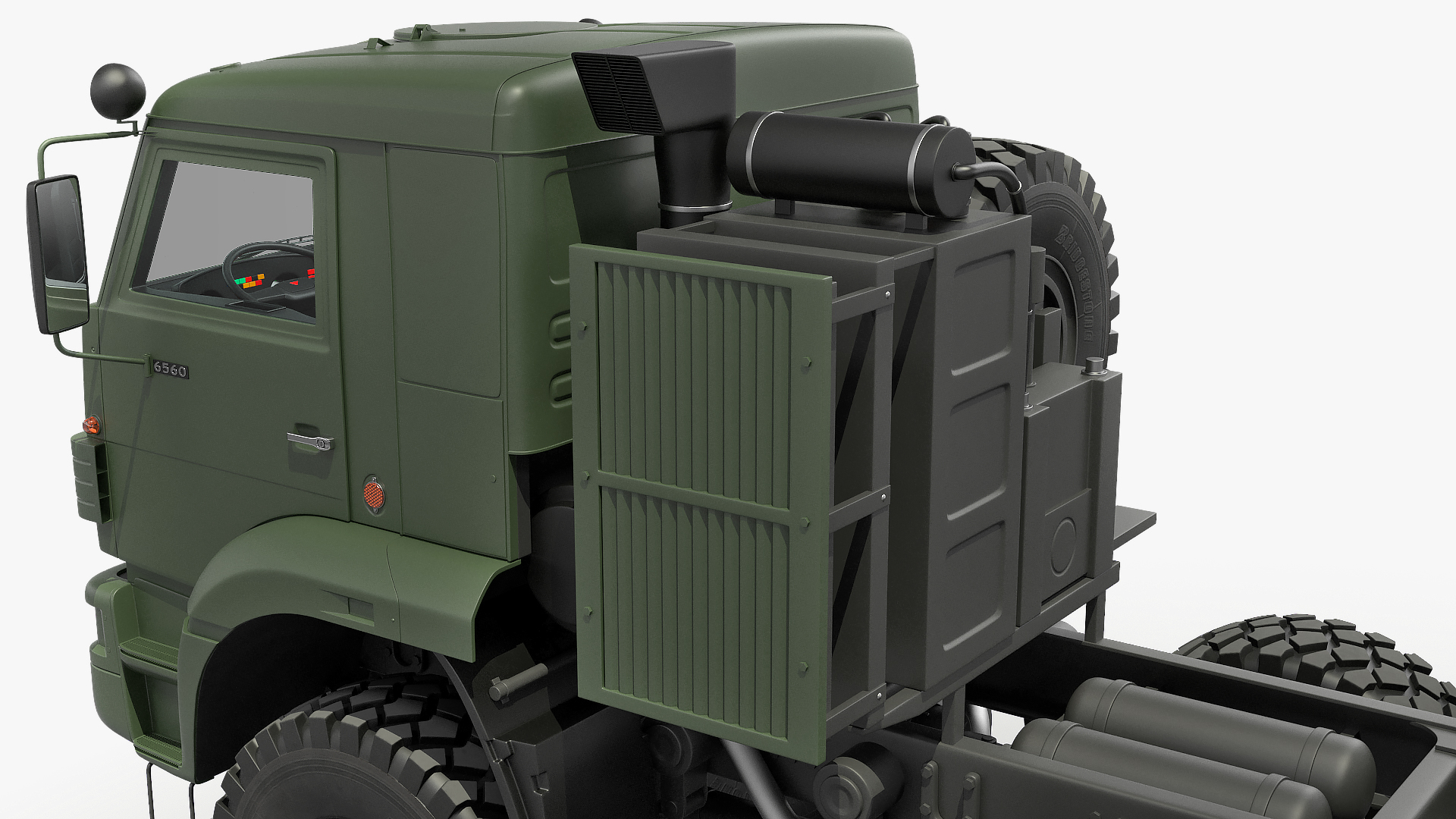 Heavy Offroad Chassis Kamaz 6560 3D