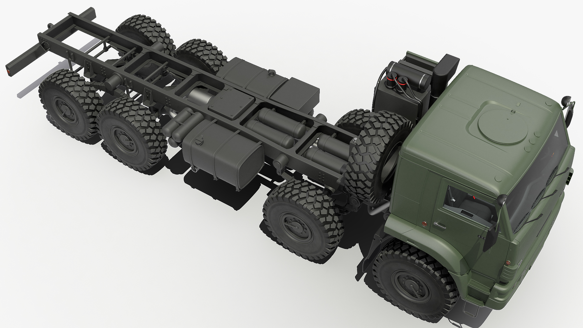 Heavy Offroad Chassis Kamaz 6560 3D