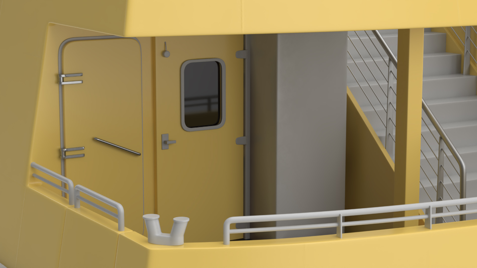 3D River Passenger Ferry
