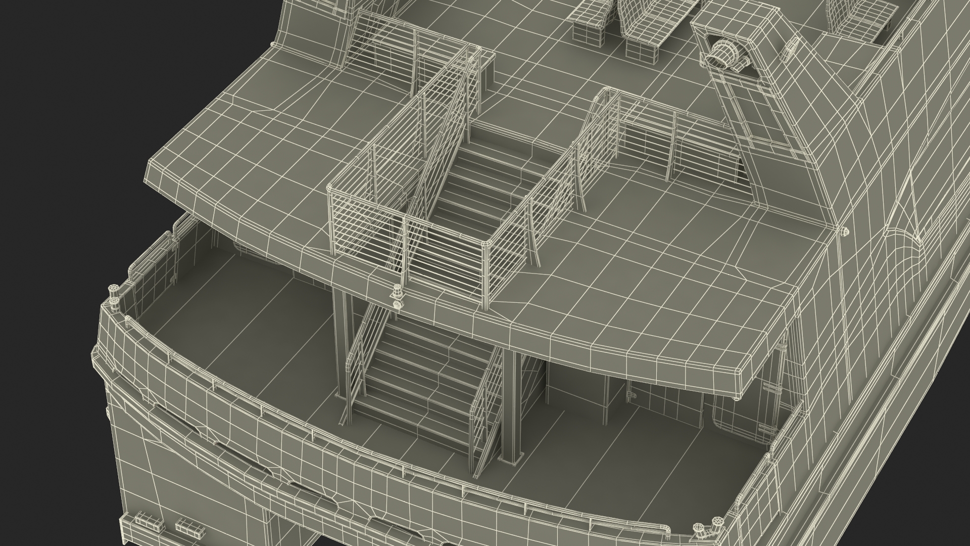 3D River Passenger Ferry