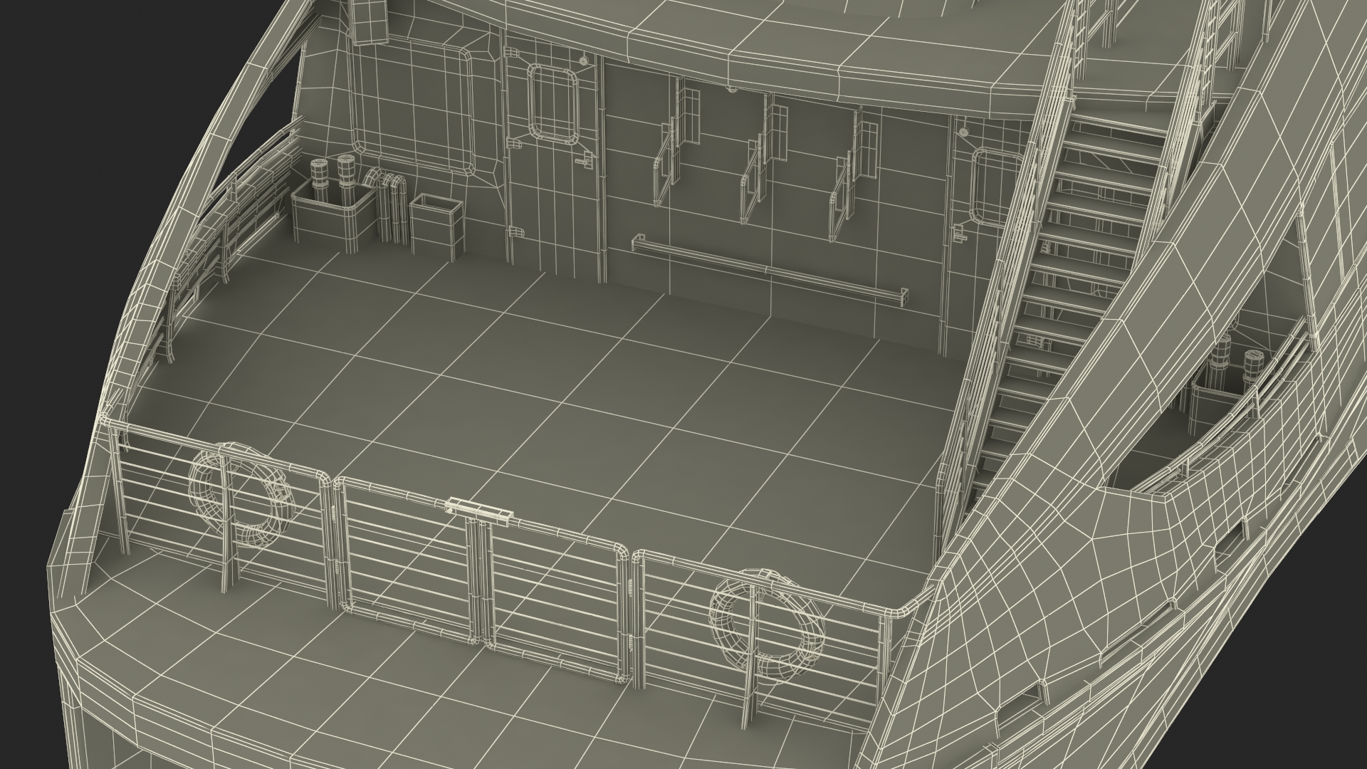 3D River Passenger Ferry