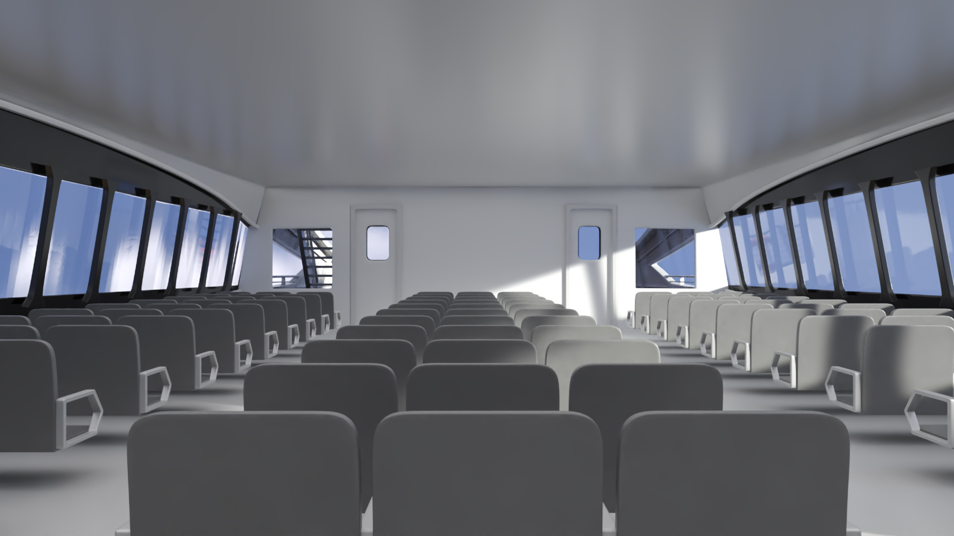 3D River Passenger Ferry