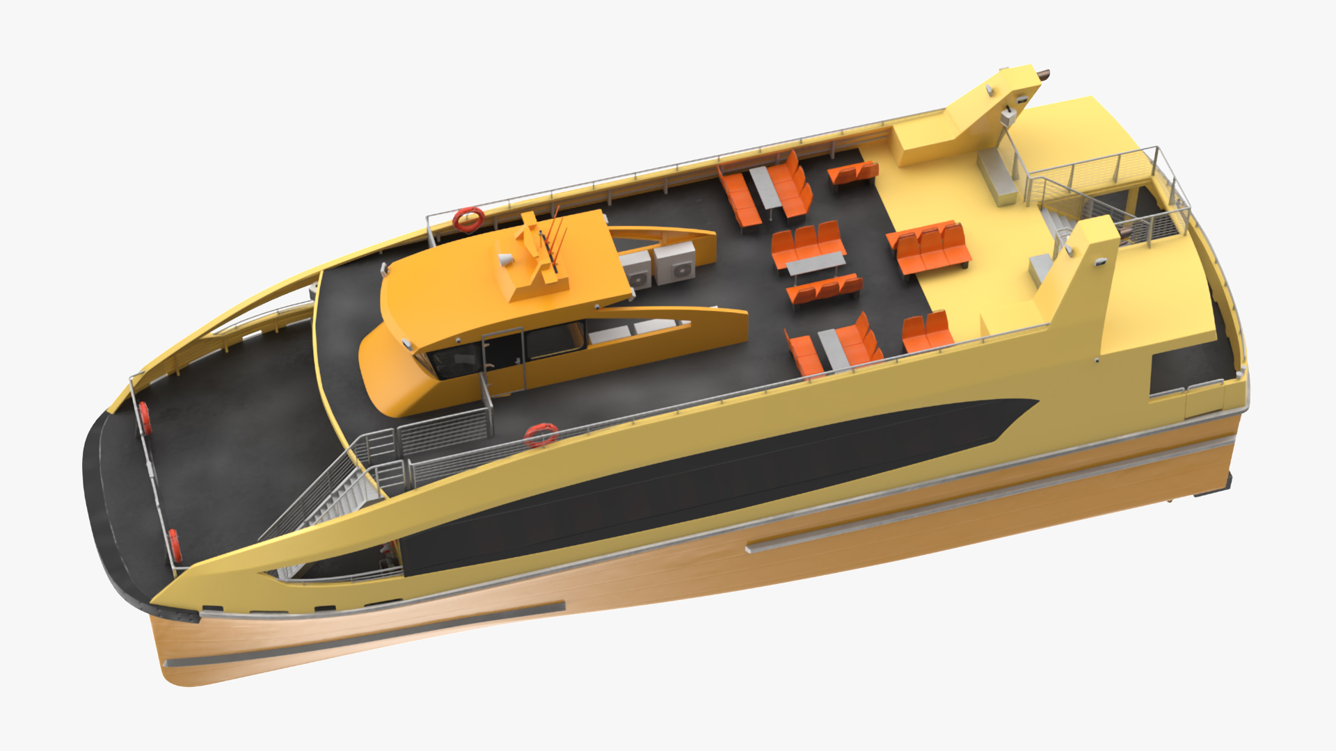 3D River Passenger Ferry